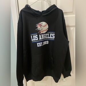Men’s Los Angeles baseball graphic hoodie XL